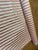 Scalamandre's "Shirred Stripe" fabric is 100% silk, 54" wide with 1" horizontal repeat. One of the oldest patterns still...