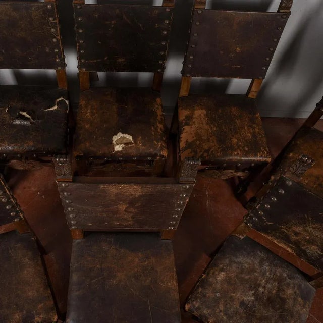 Renaissance Style Spool Chairs, Set of 8 For Sale - Image 5 of 18