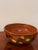 1970s Vintage Mexican Hand Painted Pottery Bowl Made of Red Ware Terracotta Clay. For Sale - Image 5 of 6