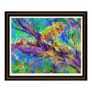 1970s Serengeti Leopard, LeRoy Neiman For Sale