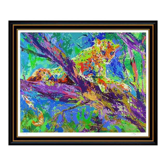 1970s Serengeti Leopard, LeRoy Neiman For Sale