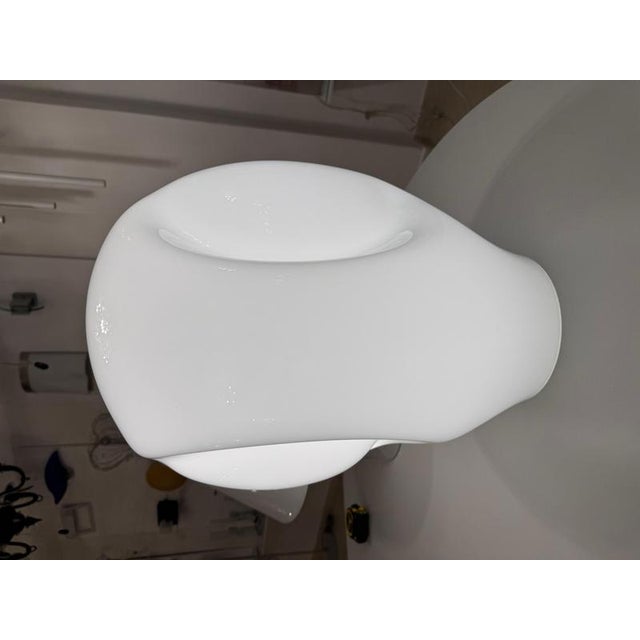 White Large Munega Table Lamp in Murano Glass by Luciano Vistosi, 1980s For Sale - Image 8 of 18