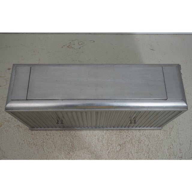 Silver Modern Design Tv Lift Cabinet for in Front of Bed For Sale - Image 8 of 18