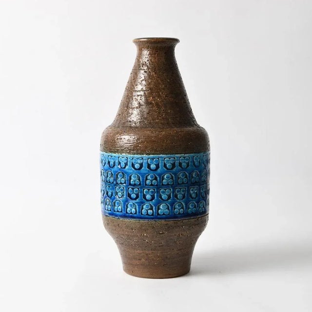 Mid-Century Modern Vintage Vase by Aldo Londi for Bitossi For Sale - Image 3 of 9