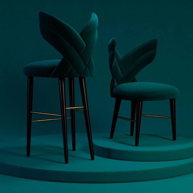 Not Yet Made - Made To Order Luna Bar Chair by Ottiu For Sale - Image 5 of 11