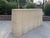 2010s Wicker Rattan Scalloped Console Table in the Palm Beach Style For Sale - Image 5 of 12