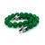 Traditional 1990s David Yurman Green Onyx Prayer Bead Bracelet 8" Sterling Silver Estate For Sale - Image 3 of 6