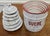 Lovely Set of French Enamel Food Canisters Original French Enamel Canister set is a complete set of six pieces with lids,...