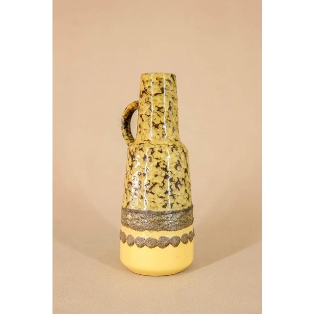 Ceramic Vase with Handles from VEB Keramische Werke Haldensleben, 1970s For Sale - Image 4 of 8