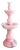 Rare Pink Onyx Water Founatin - 36 Inch Tall by Zarva Stone For Sale