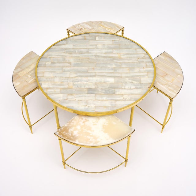 Art Deco Art Deco Period French Coffee and Nesting Tables For Sale - Image 3 of 9
