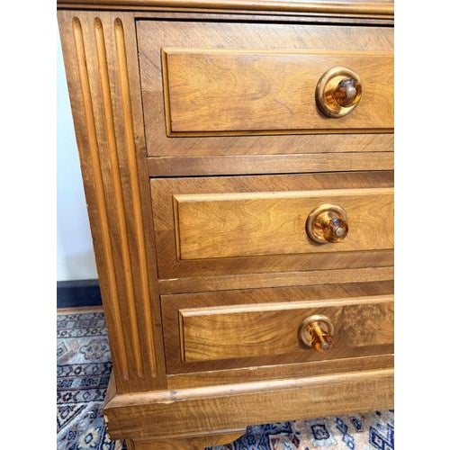 French Walnut Chest of Drawers, Early 20th Century For Sale - Image 5 of 8