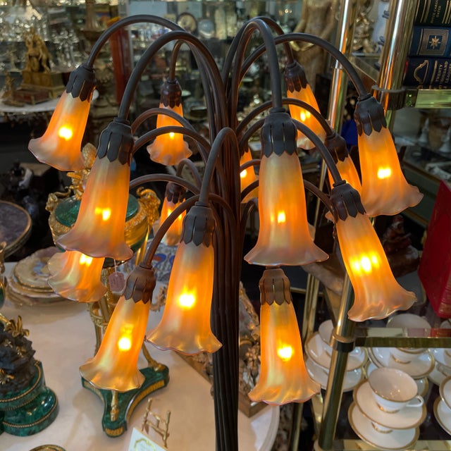 20th Century Style of Tiffany Studios Floor Lamp For Sale In Miami - Image 6 of 13