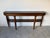 Art Deco Large- French Art Deco Empire Style Mahogany & Green Marble Top Two-Tier Demilune Console Table For Sale - Image 3 of 17