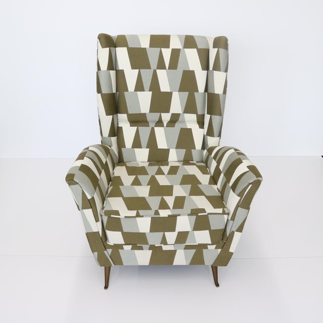 Mid-20th Century Single Italian Modernist Lounge Chair For Sale - Image 14 of 18