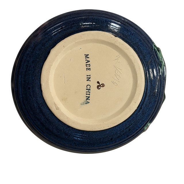 Vibrant and full of presence, this mid-century Chinese dragon vase brings instant character and color to any room. The...