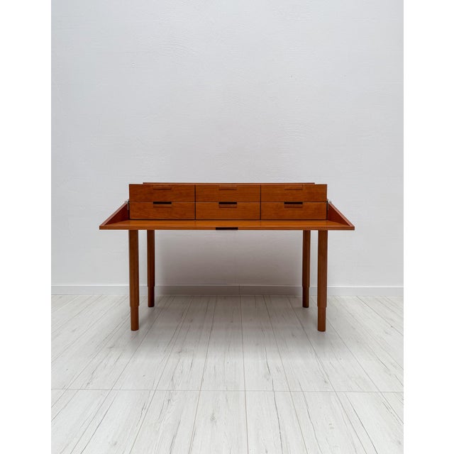 Vintage Postmodern Cherrywood Secretary by Antonio Citterio for B&B Italia, 1980s For Sale - Image 13 of 13