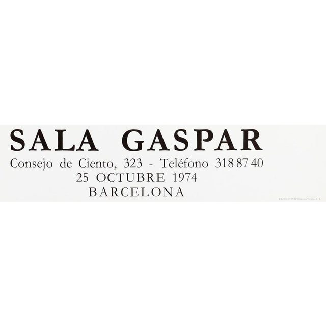 Pablo Picasso (1881-1973) Sala Gaspar Exhibition 1974 Original color poster Signed in the plate On poster paper, 50 x 70...