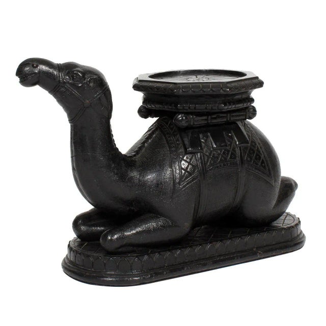 Late 19th-Early 20th Century Anglo Indian Carved Camel Pedestal For Sale - Image 10 of 10