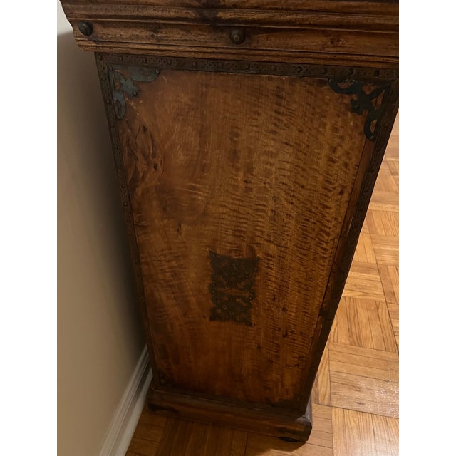 Wood Vintage Artisan Solid Wood Sideboard / Credenza For Sale - Image 7 of 13
