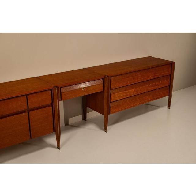 Wood Sideboard by Giulio Moscatelli for Tonelli and Broggi, Italy, 1957 For Sale - Image 7 of 14