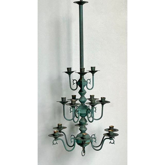 These striking vintage wrought iron dining chairs capture the elegant, kinetic energy of the iconic "sunburst" designs...