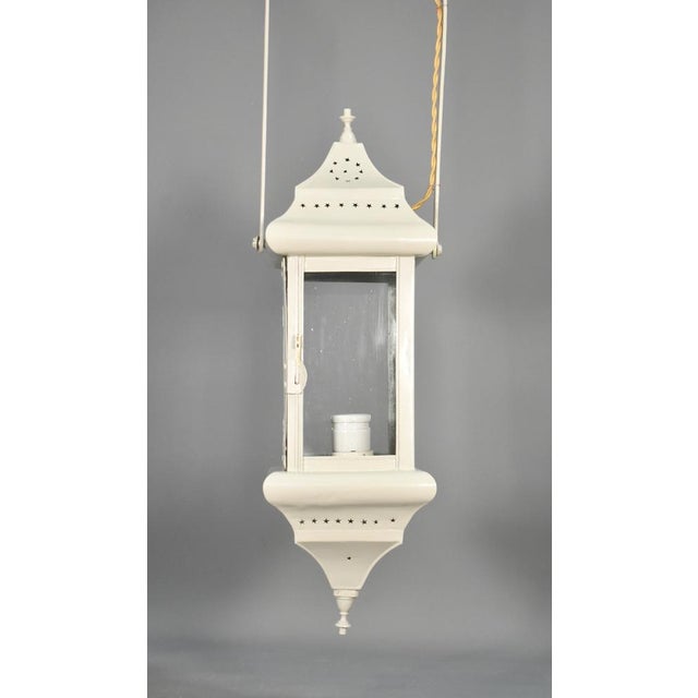 1920s French Toleware Hall Lantern, 1920s For Sale - Image 5 of 16
