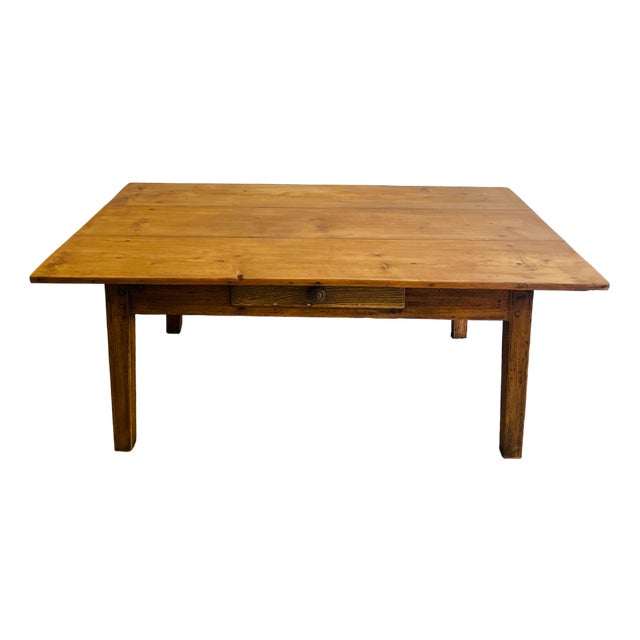 Vintage Coffee Table in Oak For Sale