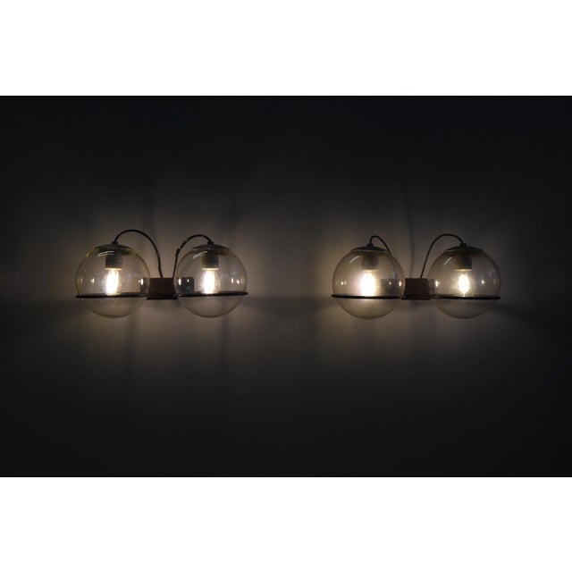 Model 238/2 Wall Lamps by Gino Sarfatti for Arteluce Italia, 1960s, Set of 2 For Sale - Image 6 of 16