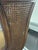 Brown Lane Venture Carved Faux Bamboo Handwoven Caning Wingback Chair Usa For Sale - Image 8 of 11
