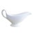 American Veterans Administration 1930 Ceramic Restaurant Ware Gravy Boat in Blue and White For Sale - Image 3 of 5