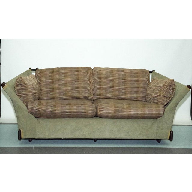 Italian Violoncello Love Seat by Piero De Martini for Cassina, Italy, 1970s For Sale - Image 13 of 15