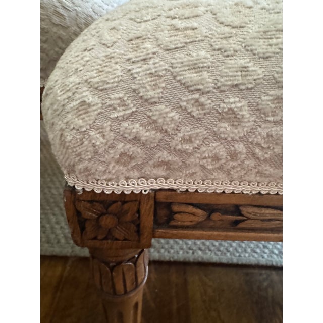 Six Carved French Dining Chairs Leopard Upholstery For Sale - Image 10 of 12