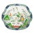 English Hand Painted Square Antique Porcelain Cake Plate Ye Olde Willow Crown Staffordshire Asian Chinoiserie Tiffany & Co Home Decor For Sale