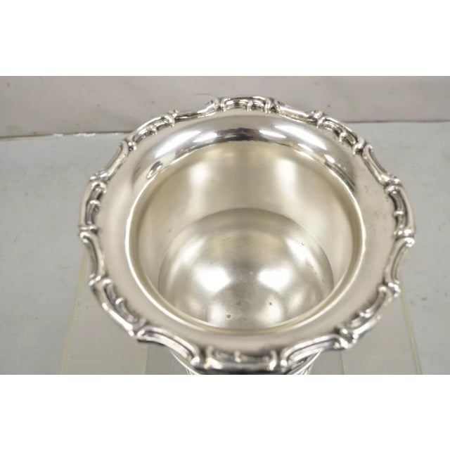 Late 20th Century Vintage Leonard Silver Plated Award Trophy Cup Champagne Chiller 1978 Champion For Sale - Image 5 of 11