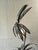Silas Seandel 1970s Brutalist Metal Botanical Floor Sculpture in Fesco Planter Jansen Style For Sale - Image 4 of 8