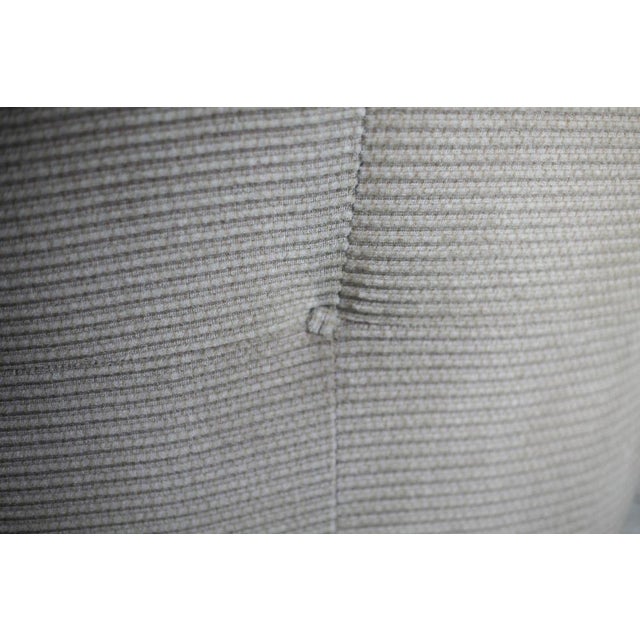 Set of Space Age Armchairs in Beige Ribbed Velvet. France, 1970s For Sale - Image 18 of 18