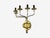Tommi Parzinger, Candleholder Sconces, Polished Brass, Metal, Usa C. 1955 For Sale In New York - Image 6 of 11