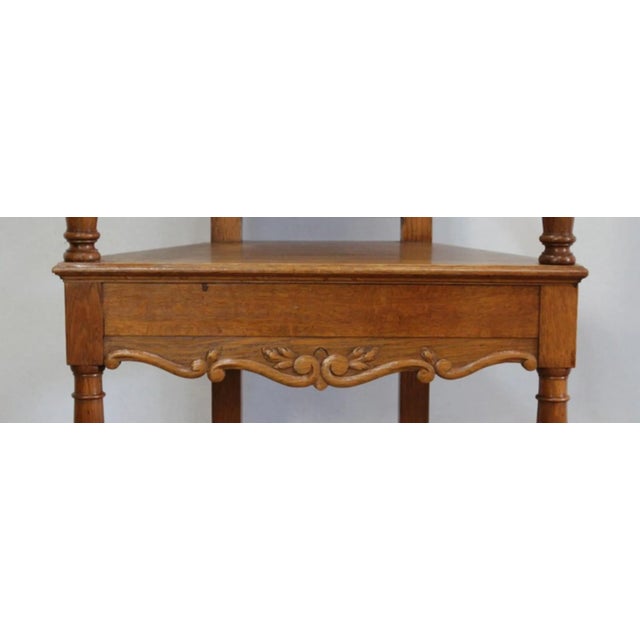 Set of Renaissance Style Caquetoires Armchairs in Blond Oak, Late 19th Century For Sale - Image 12 of 18