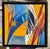 Textile Roberto Lauro, Large Colorful Abstract Expressionist Swiss Oil Painting Robert Lauro, 1967 For Sale - Image 7 of 7