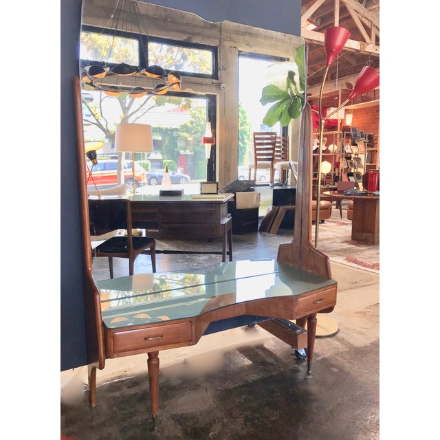 Vittorio Dassi, Vanity Console Table, Italy, 1950s For Sale - Image 9 of 13