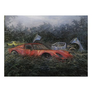 André Ferrand, The 3 Fallen Queens, 2015, Oil on Canvas For Sale