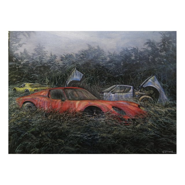 André Ferrand, The 3 Fallen Queens, 2015, Oil on Canvas For Sale