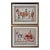 Pair Framed Edward Penfield “Country Carts” Equestrian Color Lithographs, 1900 For Sale