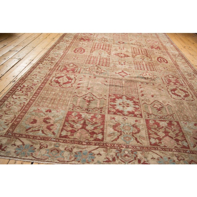 1950s Vintage Distressed Baktiari Carpet - 7'2" x 11'5" For Sale - Image 5 of 12
