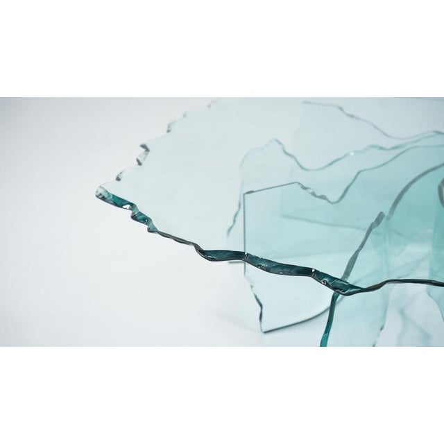 Glass Shell Coffee Table by Danny Lane for Fiam, 1980s For Sale - Image 3 of 13