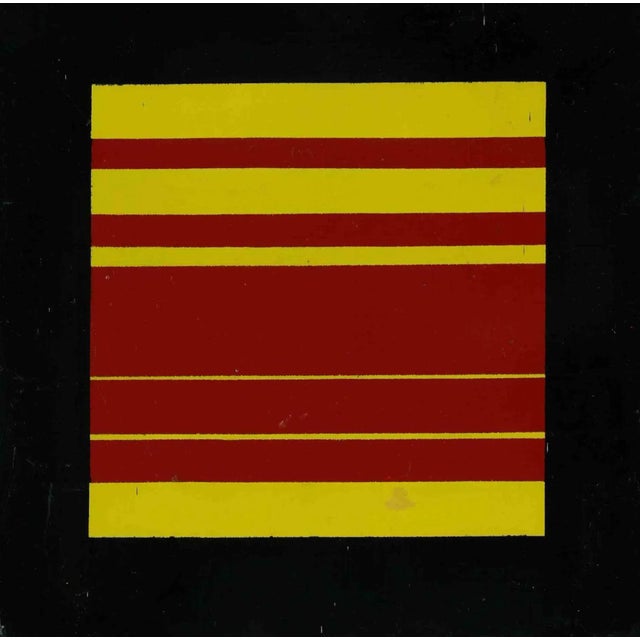 Aldo Moriconi, Abstract, Original Painting, 1967 For Sale - Image 4 of 4