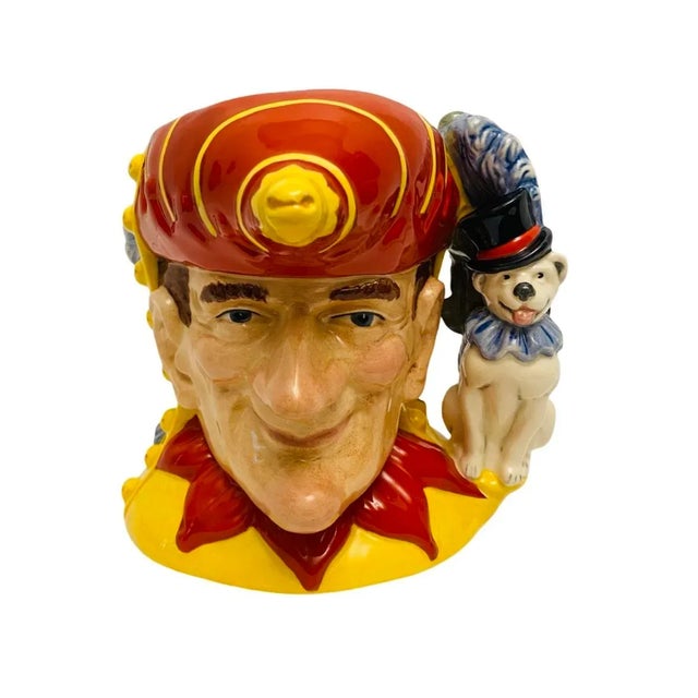 Royal Doulton Vintage Royal Doulton Punch & Judy Double Sided Character Jug, 1993 For Sale - Image 4 of 6