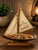 Vintage Wooden Linen Rope Details Henrietta C Mears Quote Sailboat Yacht For Sale - Image 4 of 5