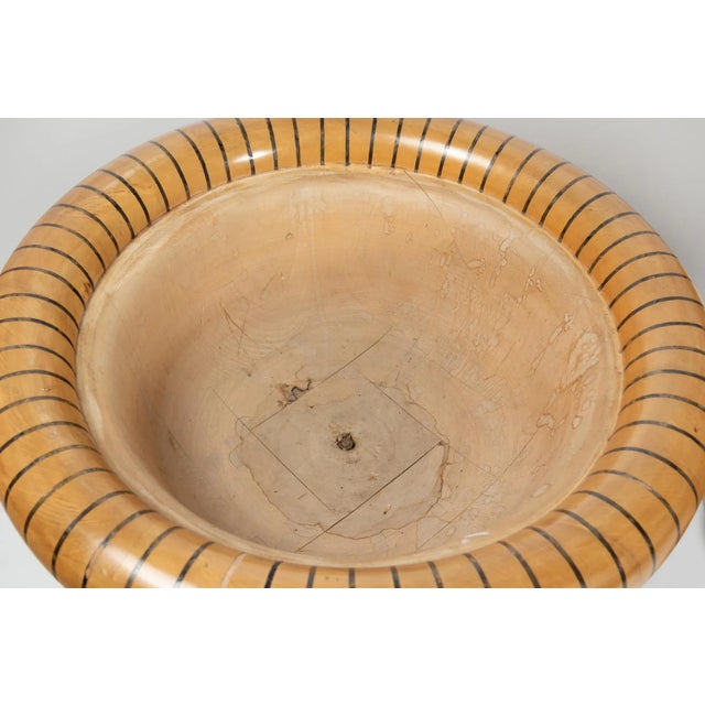 Maple Planters with Ebony Inlays, 1930s, Set of 2 For Sale - Image 6 of 9